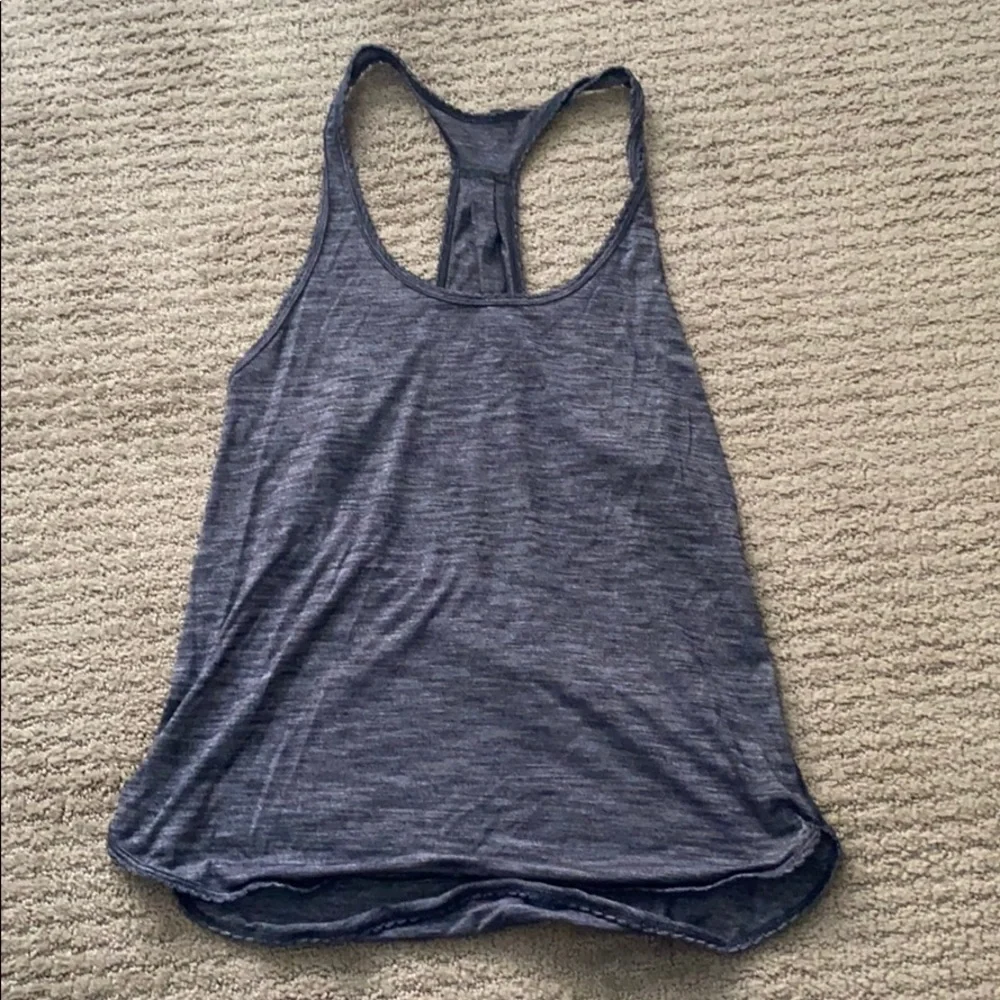 LULULEMON - grey racerback tank